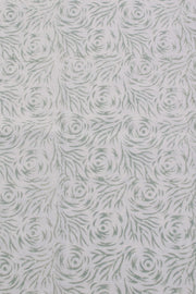 Sage Green 3-Piece Mulmul Cotton Salwar Suit Material 10070126