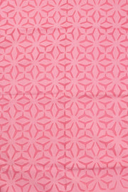 Pink Solid Style Cutwork Applique Embroidered Cotton 3 Piece Salwar Suit Material - Avishya