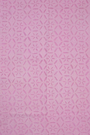 Powder Pink Solid Style Cutwork Applique Embroidered Cotton 3 Piece Salwar Suit Material 10070152