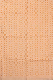 Orange Solid Style Cutwork Applique Embroidered Cotton 3 Piece Salwar Suit Material 10070158 - Avishya