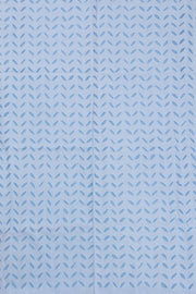 Sky Blue Solid Style Cutwork Applique Embroidered Cotton 3 Piece Salwar Suit Material