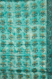 Blue Vanaspathi Printed 2-Piece Modal Silk Salwar Suit Material