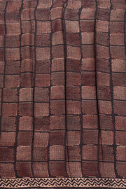 Black Vanaspathi Printed 2-Piece Modal Silk Salwar Suit Material