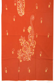 Pumpkin Orange Batik Printed Co-ord Set 10074231