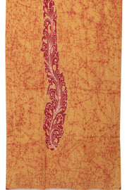 Brown Batik Printed 3-Piece Salwar Suit Material  10075997