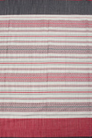 White Handloom Dhaniakhali Cotton Saree 10062574