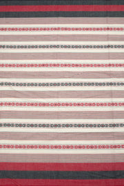 White Handloom Dhaniakhali Cotton Saree 10062600