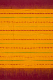 Mango Yellow Handloom Dhaniakhali Cotton Saree 10062605