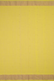 Harvest Gold Yellow Handloom Paithani Cotton Saree 10062504