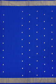 Ink Blue  Handloom Paithani Cotton Saree 10062507