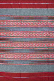 Grey Handloom Dhaniakhali Cotton Saree 10062573