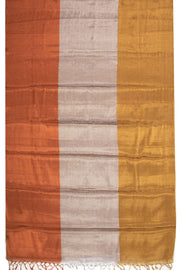 Multicolor Handwoven Chanderi Saree 10075511