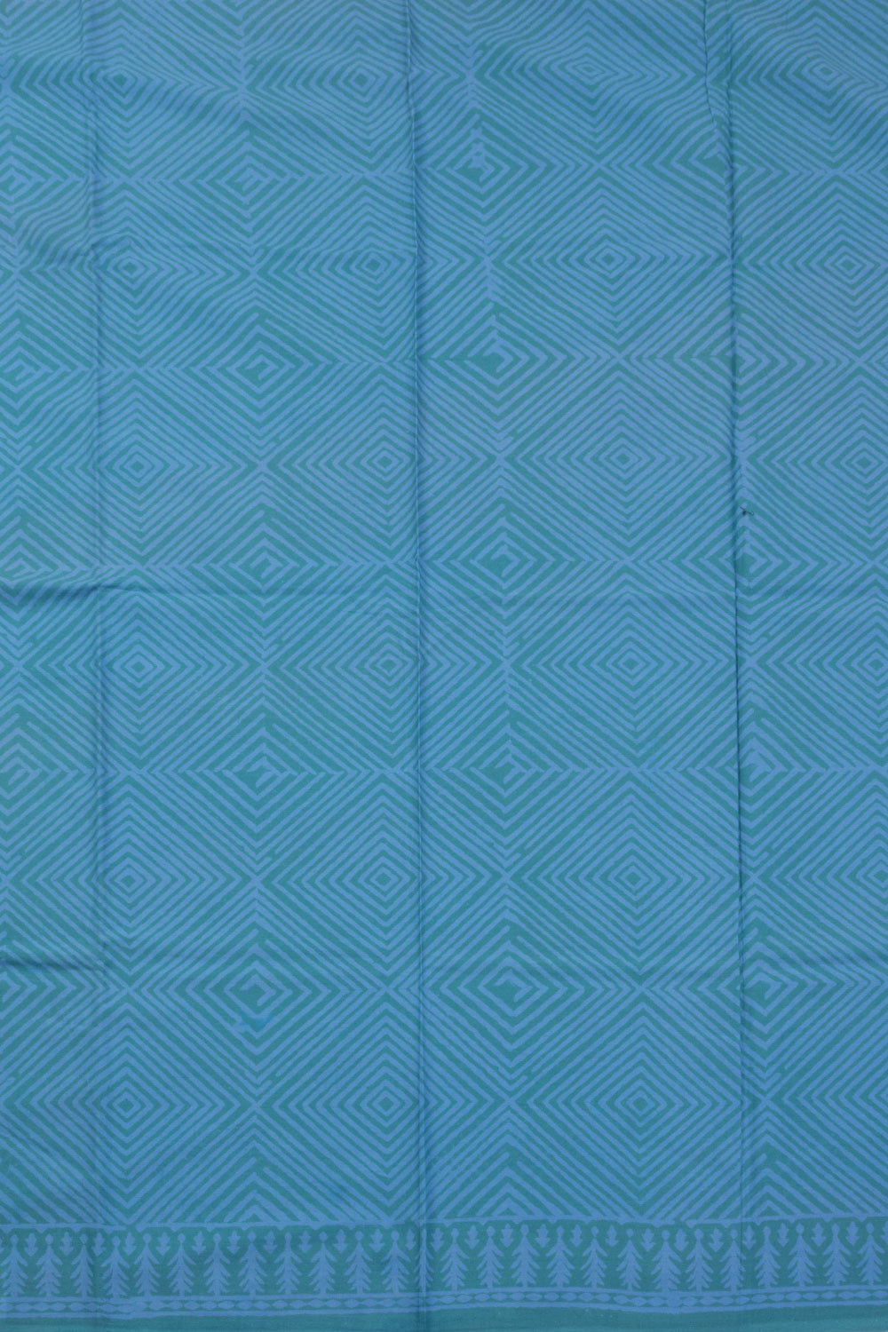 Blue 3-Piece Mulmul Cotton Salwar Suit Material With Kota Dupatta 