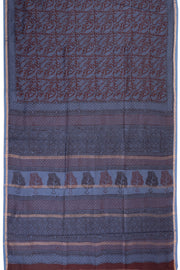 Blue Bagh Printed Silk Cotton Saree 10071016