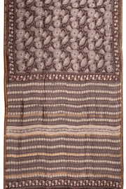 Maroon Jahota Printed Silk Cotton Saree 10072948