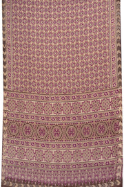 Brown Ethnic Printed Stone Work Modal Silk Saree 10073730