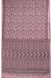 Pink Ethnic Printed Stone Work Modal Silk Saree 10073732