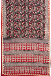 Black Ethnic Printed Stone Work Modal Silk Saree 10073734