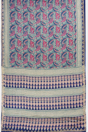 Blue Ethnic Printed Stone Work Modal Silk Saree 10073737