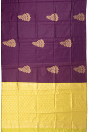 Purple Banarasi Vegan Silk Saree 10074000