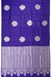 Blue Banarasi Vegan Silk Saree 10074005