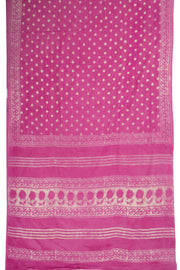 Purple Dabu Printed Mulmul Cotton Saree 10074074