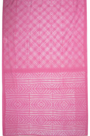 Pink Shibori Dyed Mulmul Cotton Saree  10074092