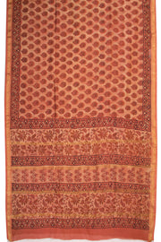 Brown Vanaspathi Printed Silk Cotton Saree 10074128