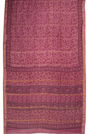 Pink Vanaspathi Printed Silk Cotton Saree 10074129