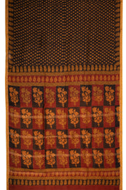 Black Bagh Printed Silk Cotton Saree 10074203