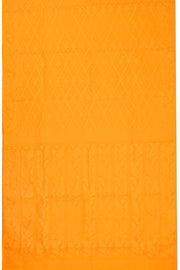 Yellow Handloom Jamdani Style Cotton Saree with Blouse 10074214