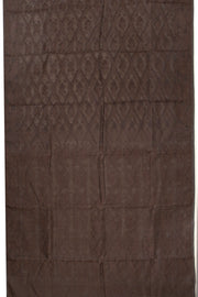 Brown Handloom Jamdani Style Cotton Saree 10074371