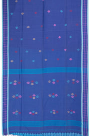 Blue Handloom Jamdani Cotton Saree 10074364