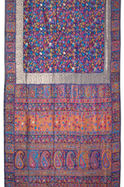 Blue Kashmiri Kani Light Silk Saree 10075978