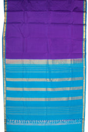 Grape Royale Purple Kanjivaram Pure Silk Saree With Golden Zari Border 10076739