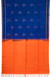 Ocean Royale Blue Handloom Kanjivaram Soft Silk Saree 10076791