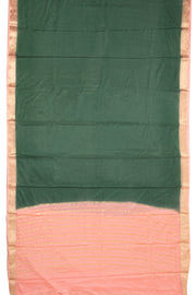 Leaf Green Semi Mysore Crepe Silk Saree  10077782