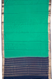 Green Semi Mysore Crepe Silk Saree 10077784