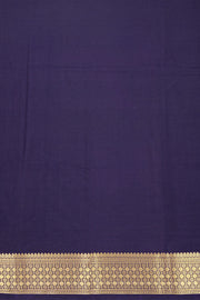 Blue Semi Mysore Crepe Silk Saree 10077809