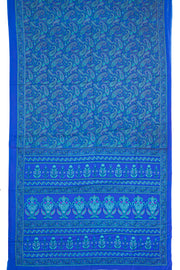 Royal Blue Kani Printed silk Saree 10077863