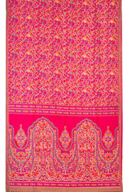 Pink Kani Printed Silk Saree 10077877
