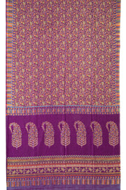 Violet Kani Printed Silk Saree 10077878