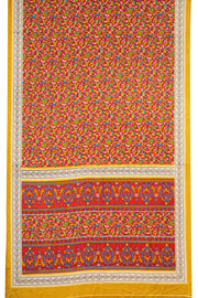 Red Kani Printed Silk Saree 10078004