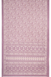 Purple Kani Printed Silk Saree 10078005