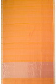 Pink & Yellow Chanderi Half & Half Silk Cotton Saree 