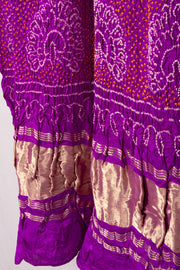 Pink Bandhani Gajji Silk with Lagdi patta Dupatta 10073109