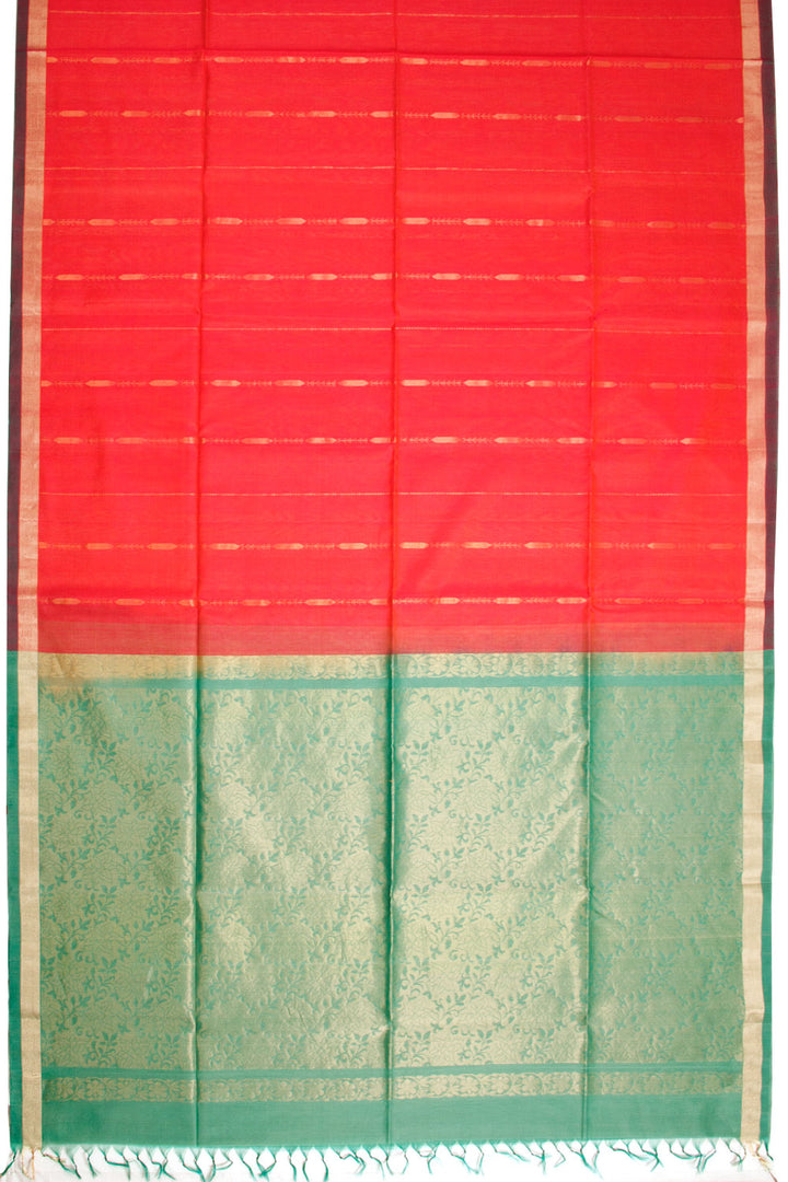 Pink Handloom Kovai Silk Cotton Saree 10069031