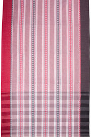 Off White Handloom Dhaniakhali Cotton Saree 10068862 - Avishya