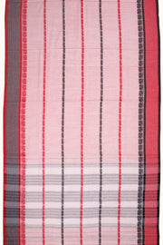 Blush Pink Handloom Dhaniakhali Cotton Saree - Avishya