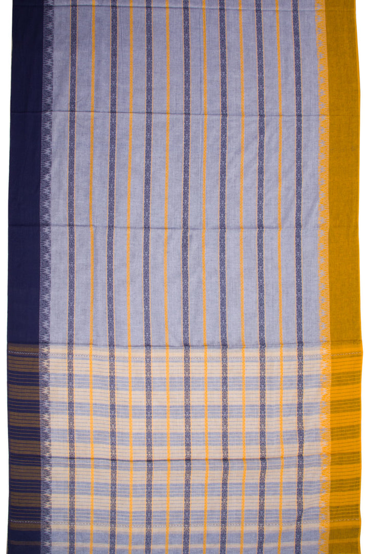 Purple Handloom Dhaniakhali Cotton Saree  - Avishya